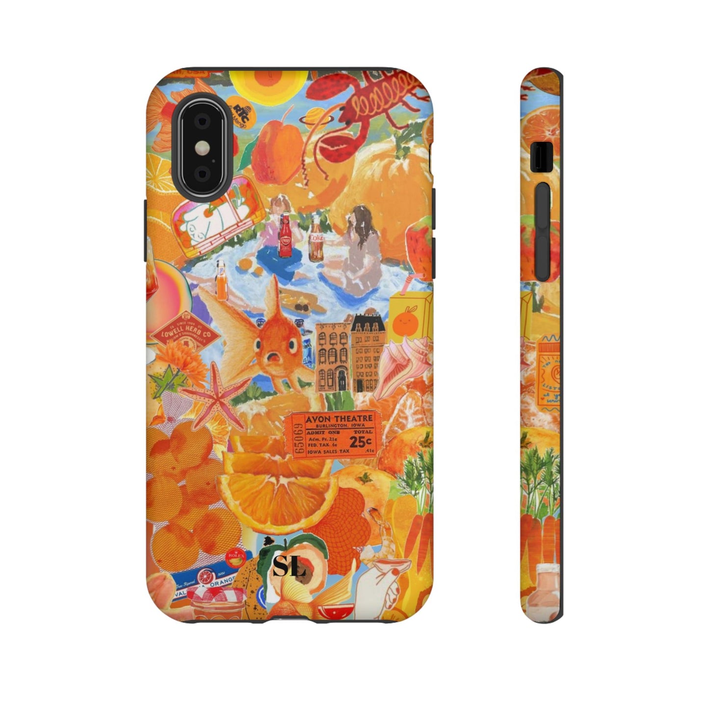 Orange Goldfish iPhone Case