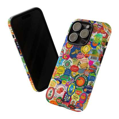 Fruit Stickers iPhone Case