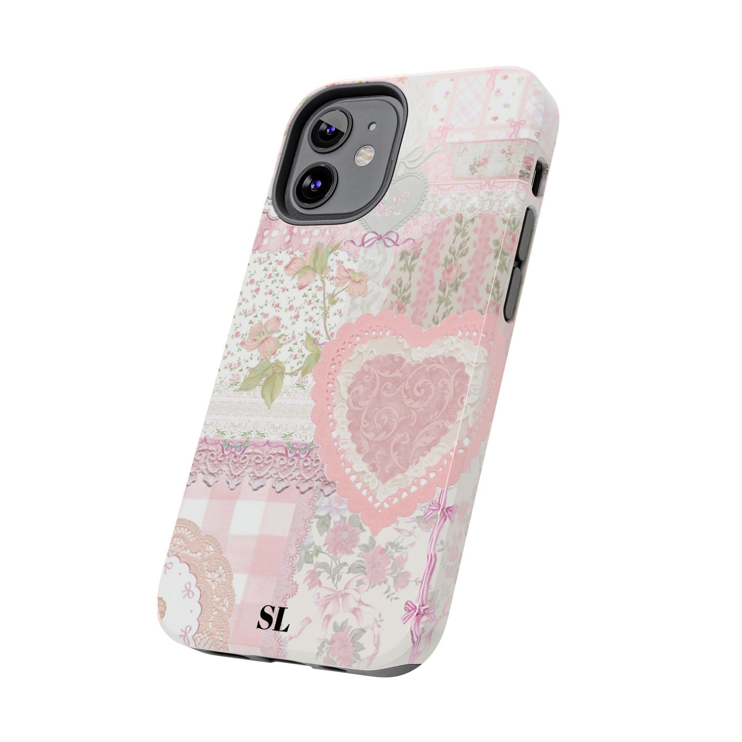 Blushing Floral Patchwork iPhone Case