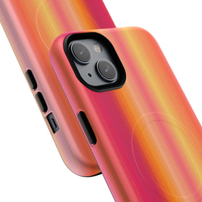 Amber Glow Ombre Stripe MagSafe Case