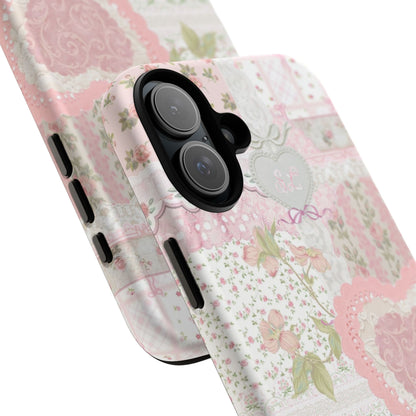 Blushing Floral Patchwork iPhone Case