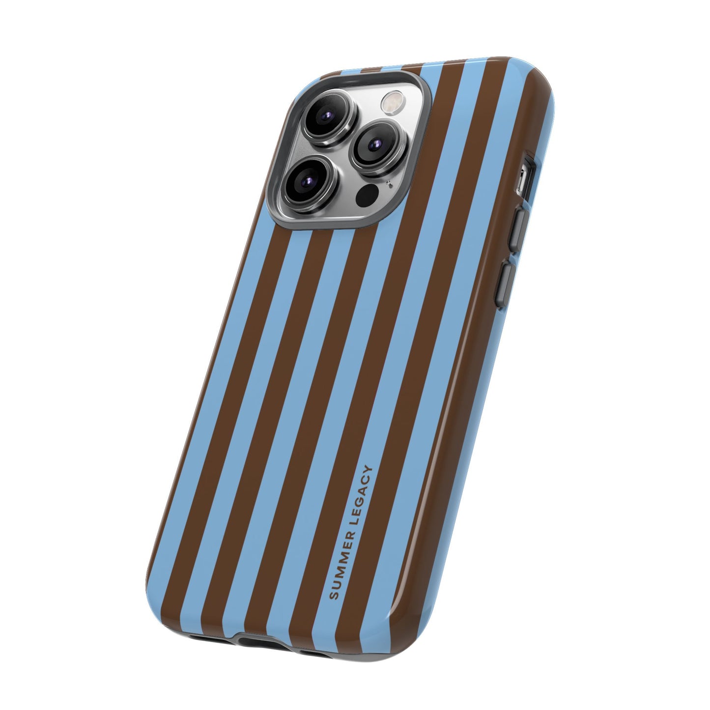 Mocha Stripe iPhone Case