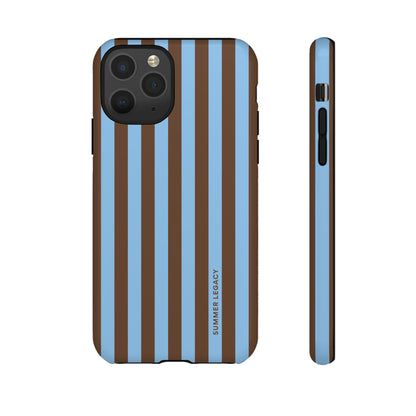 Mocha Stripe iPhone Case