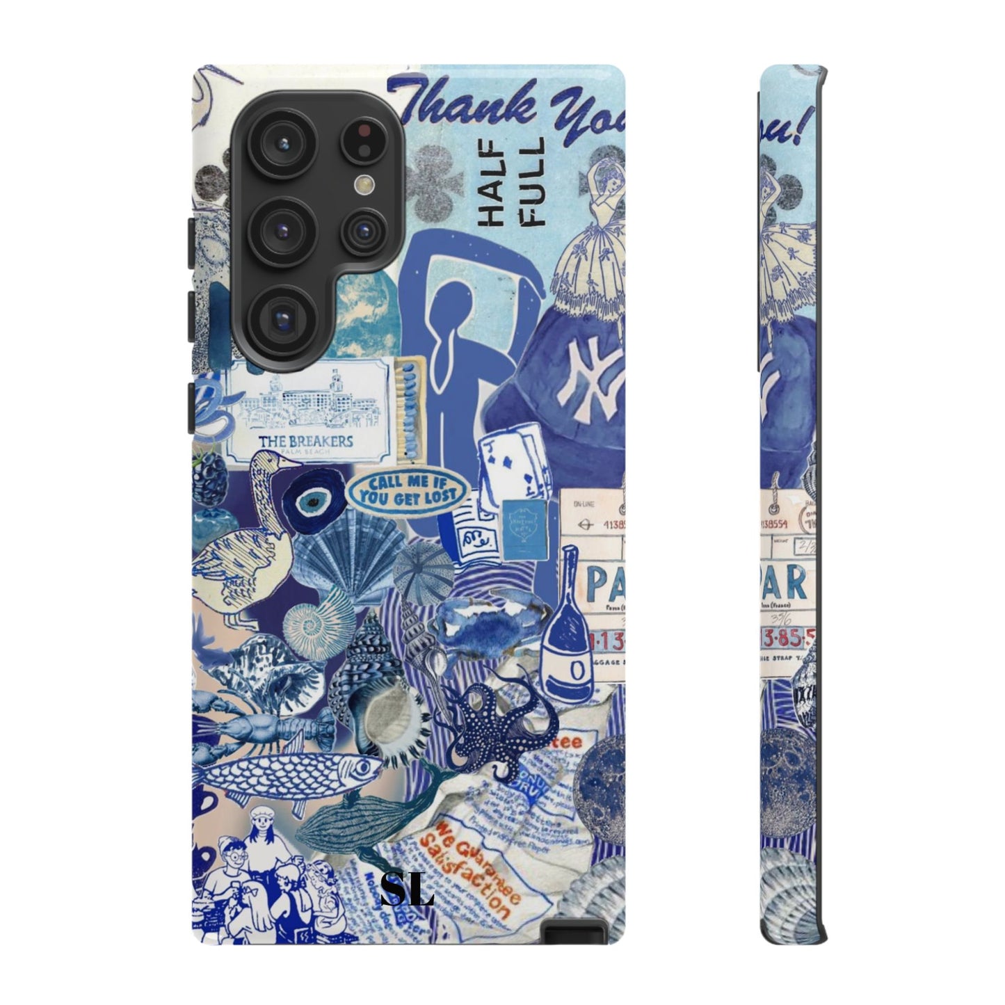 Blue Collage Samsung Case