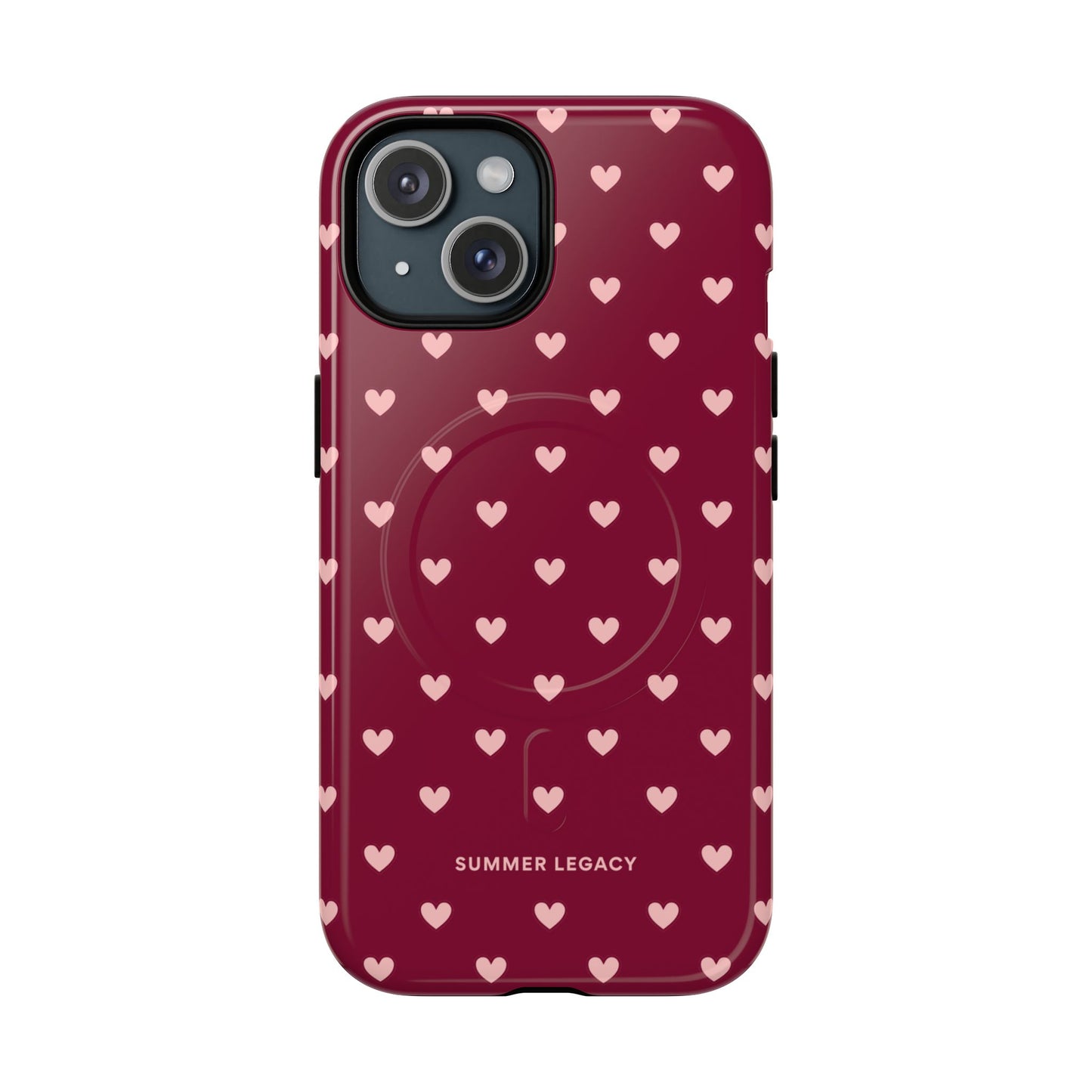 Berry Hearts MagSafe Case
