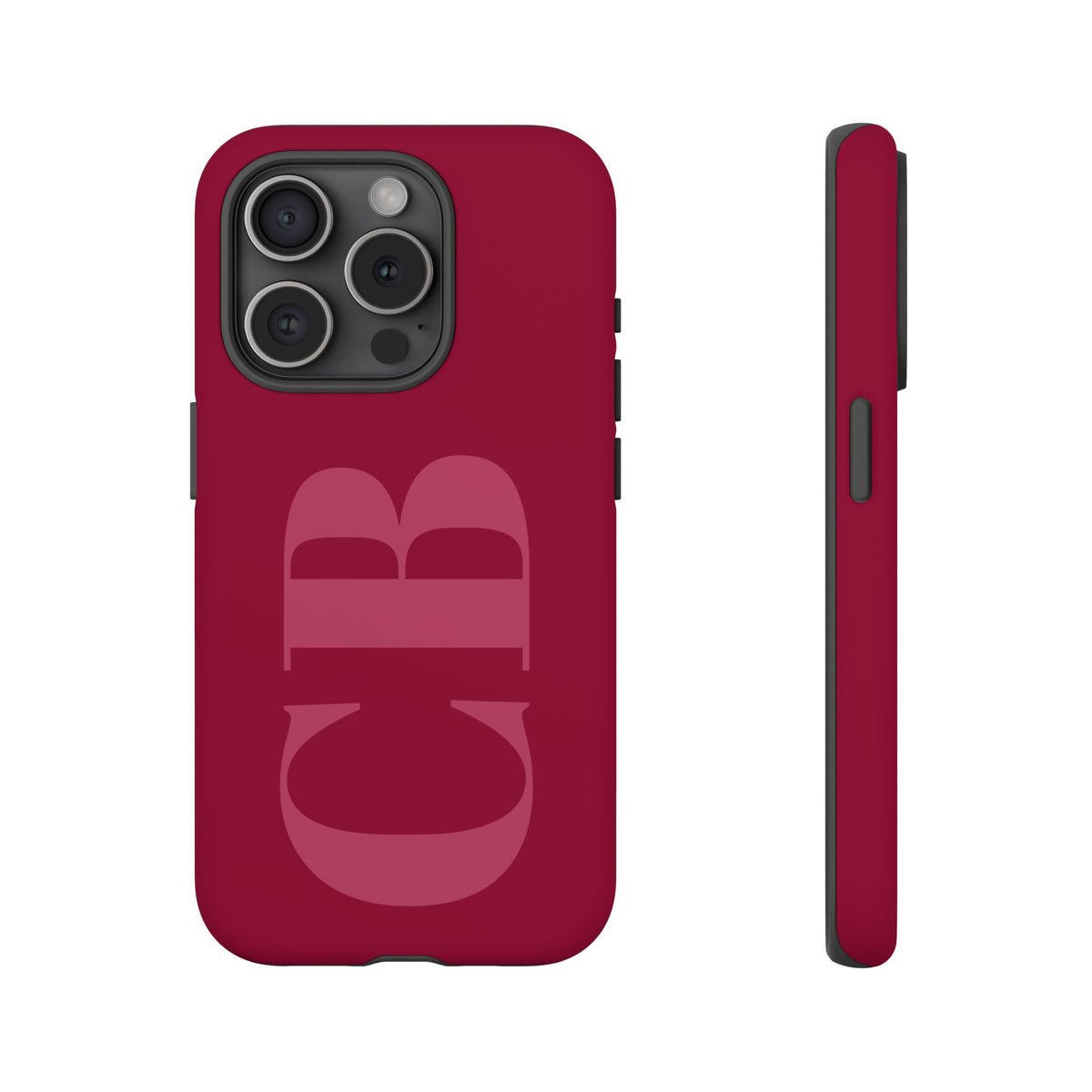 Berry Custom Initial iPhone Case