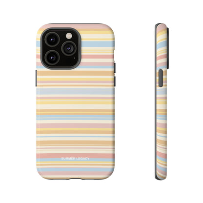 Lychee Multi-stripe iPhone Case