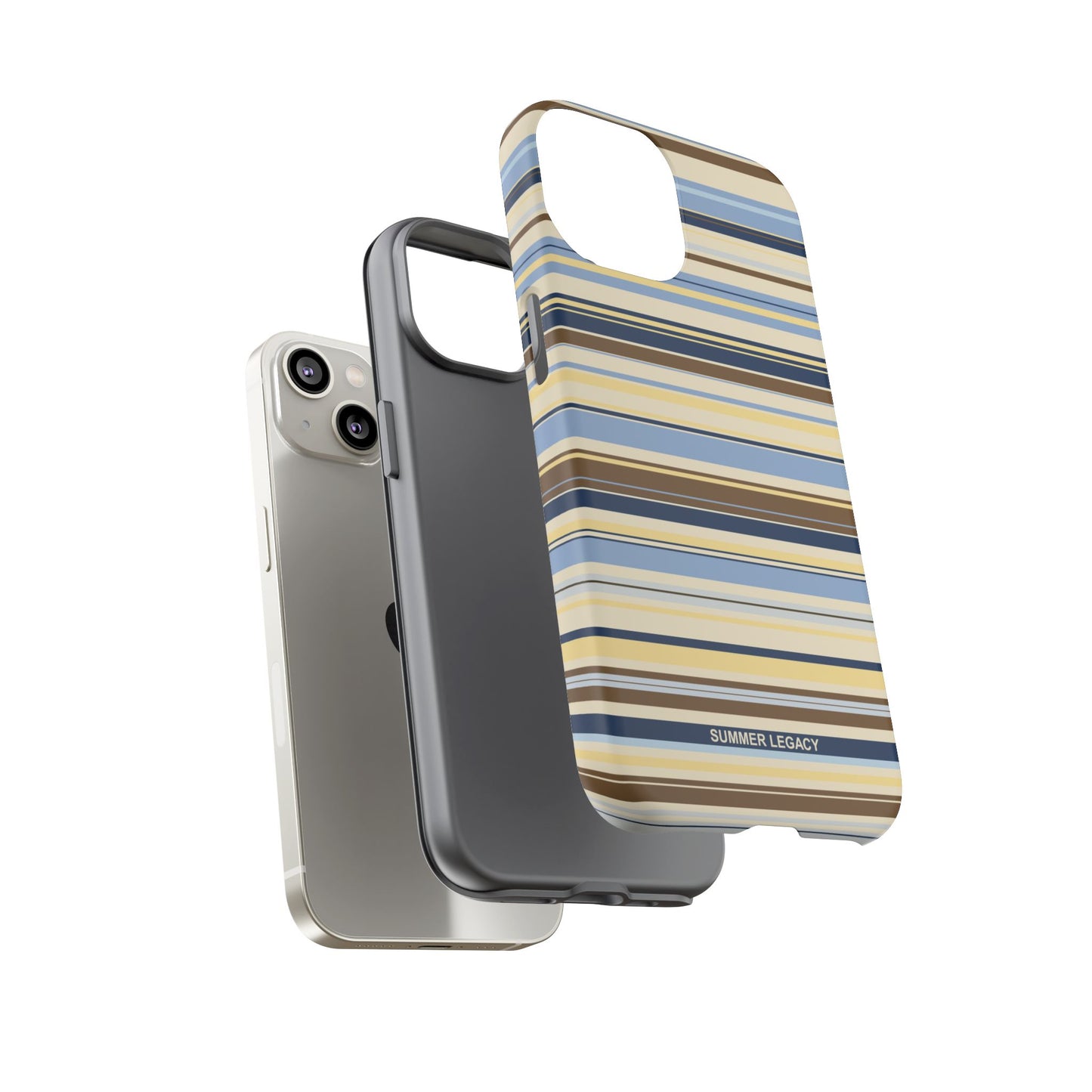 Coconut Multi-stripe iPhone Case