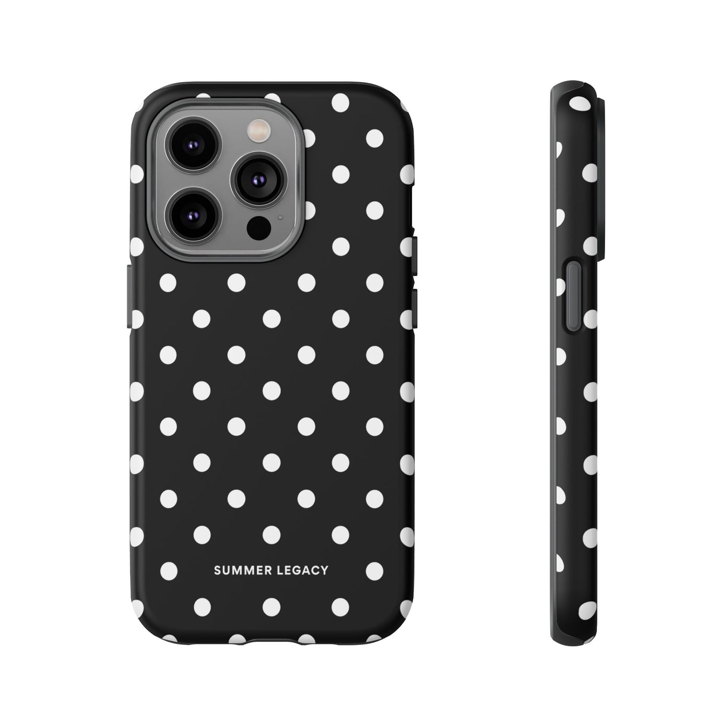 Ebony Polka Dot iPhone Case