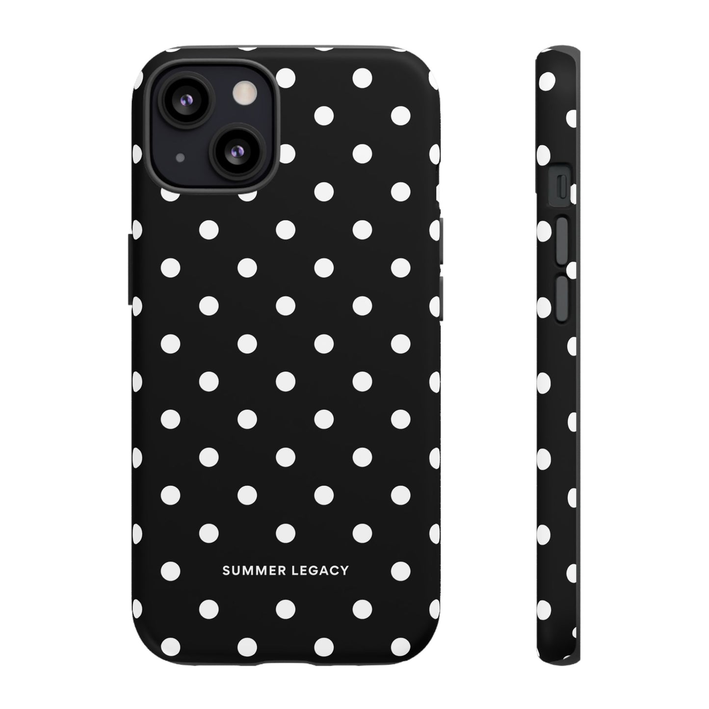 Ebony Polka Dot iPhone Case