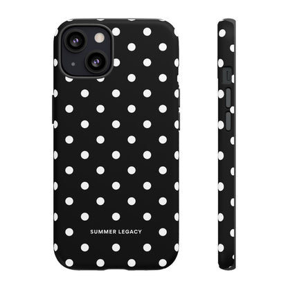 Ebony Polka Dot iPhone Case