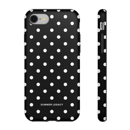 Ebony Polka Dot iPhone Case