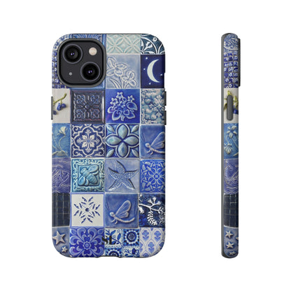 Midnight Mosaic Tiles iPhone Case