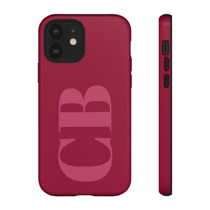 Berry Custom Initial iPhone Case