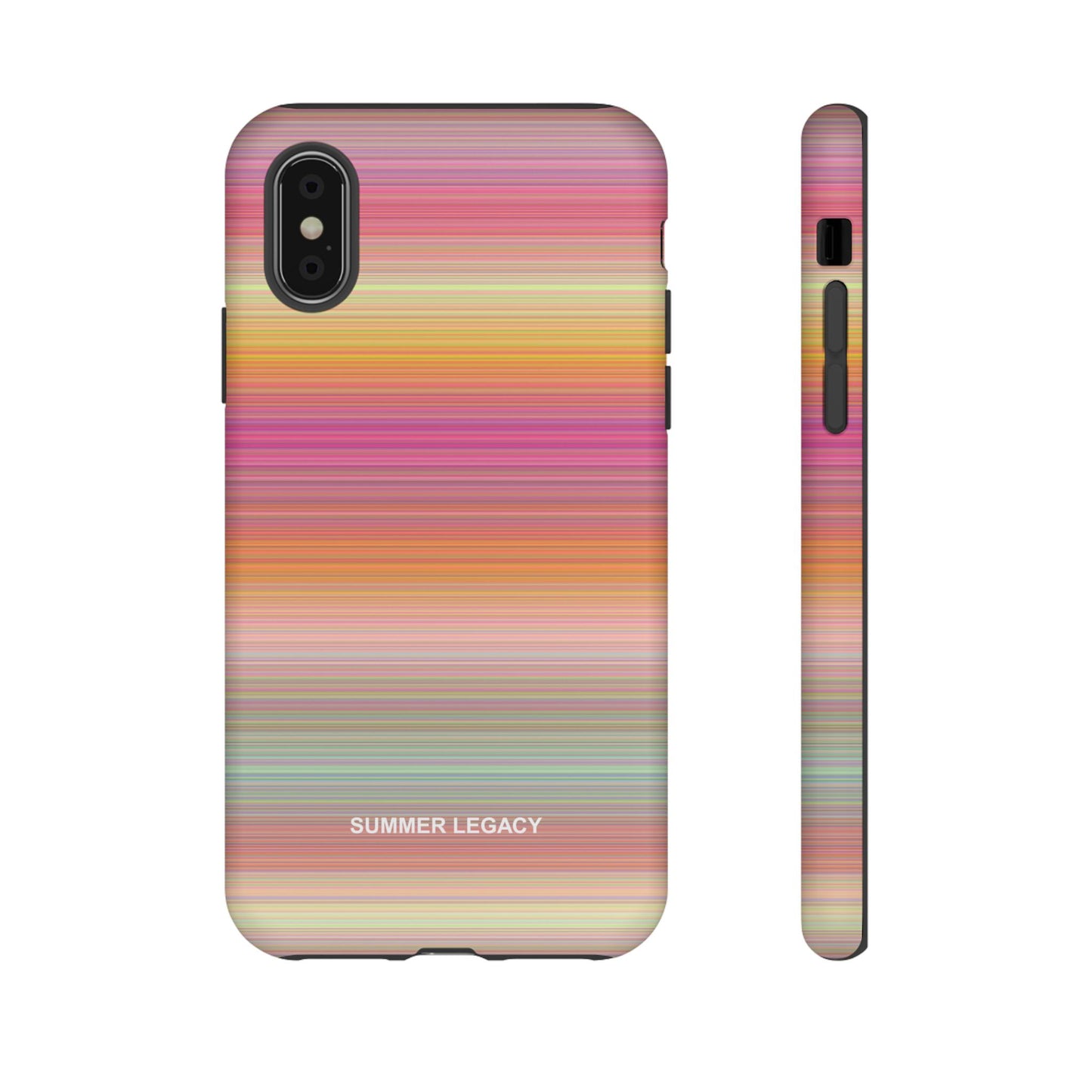 Champagne Ombre Stripe iPhone Case