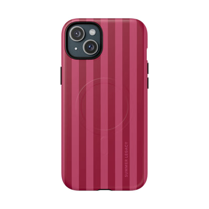 Berry Stripe MagSafe Case