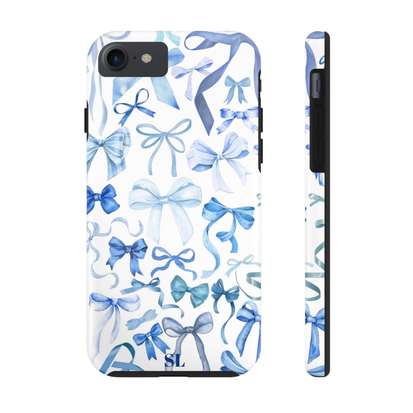 Blue Bows iPhone Case