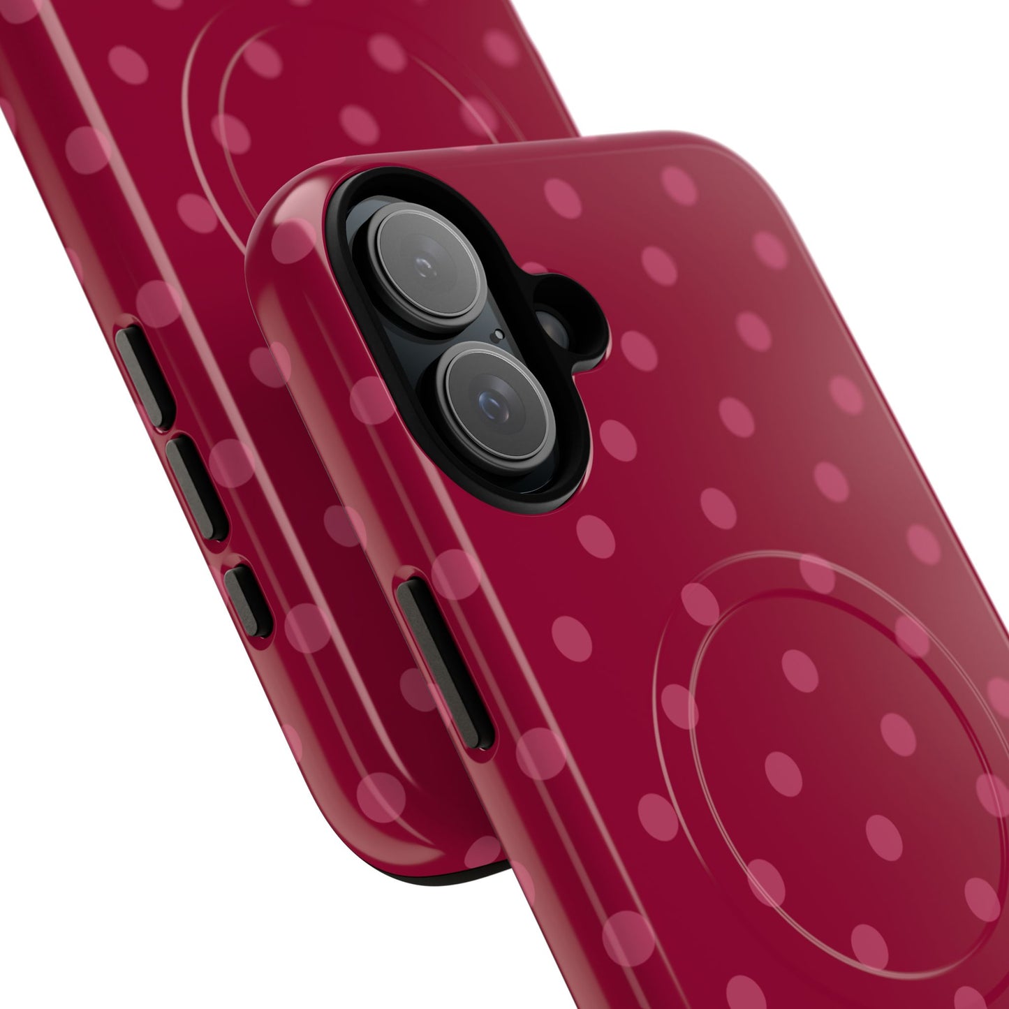 Berry Polka Dot MagSafe Case