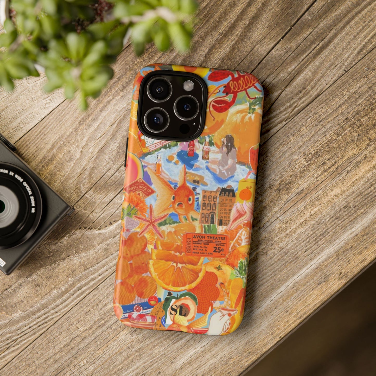 Orange Goldfish iPhone Case