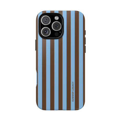 Mocha Stripe iPhone Case