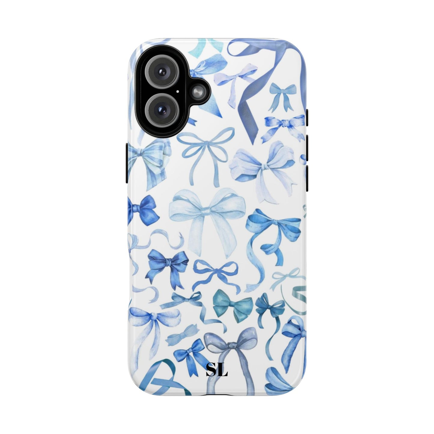 Blue Bows iPhone Case