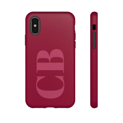 Berry Custom Initial iPhone Case
