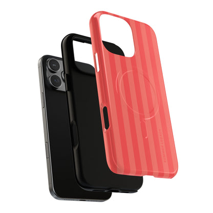 Coral Stripe MagSafe Case
