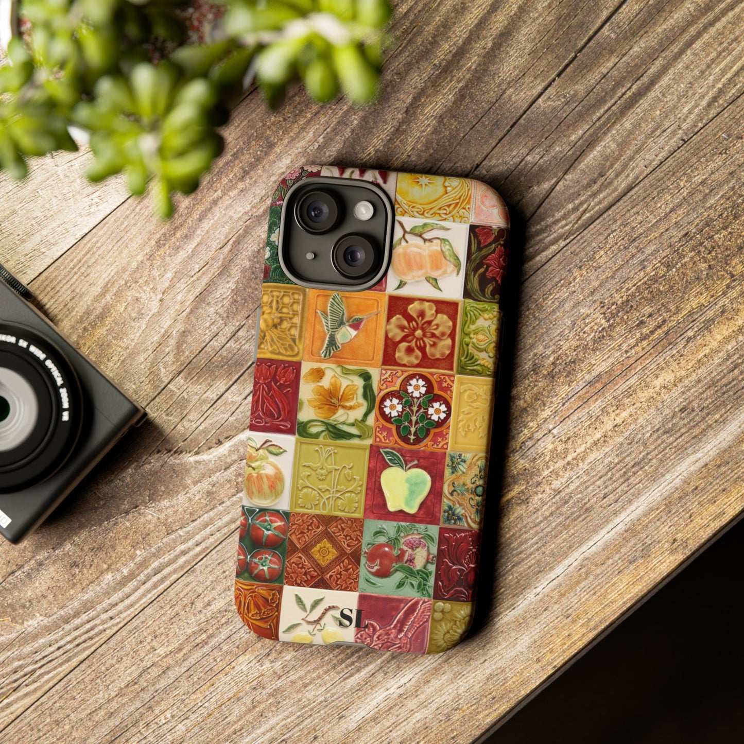 Orchard Mosaic Tiles iPhone Case
