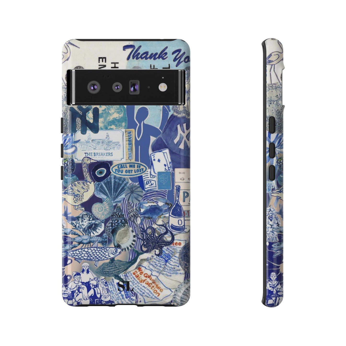 Blue Collage Google Pixel Case