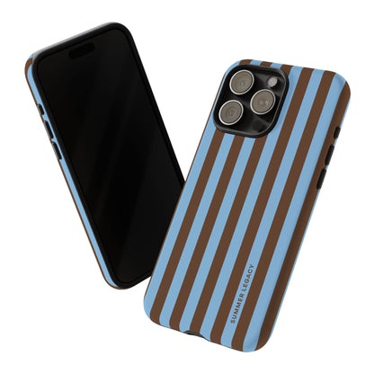 Mocha Stripe iPhone Case