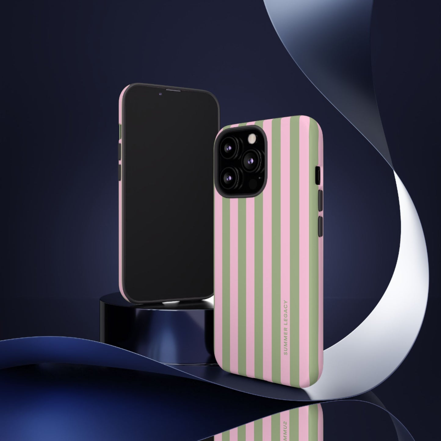 Guava Stripe iPhone Case