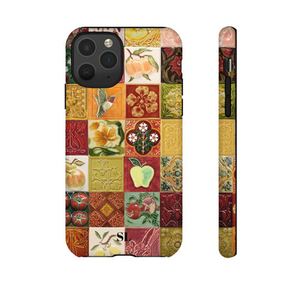 Orchard Mosaic Tiles iPhone Case