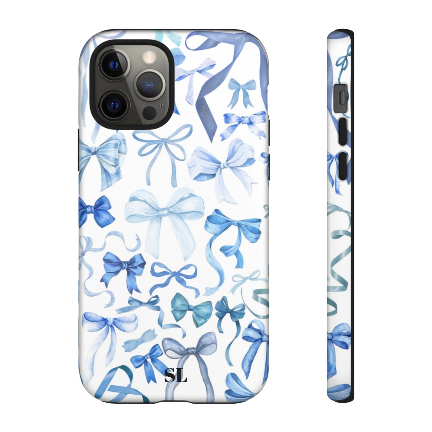 Blue Bows iPhone Case