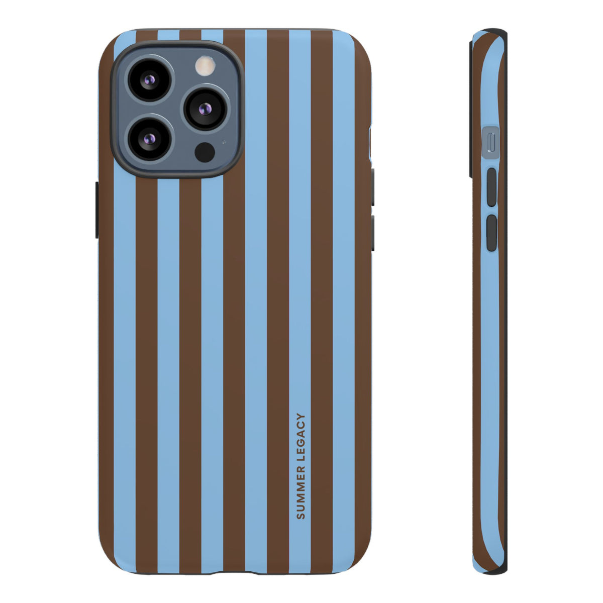 Mocha Stripe iPhone Case