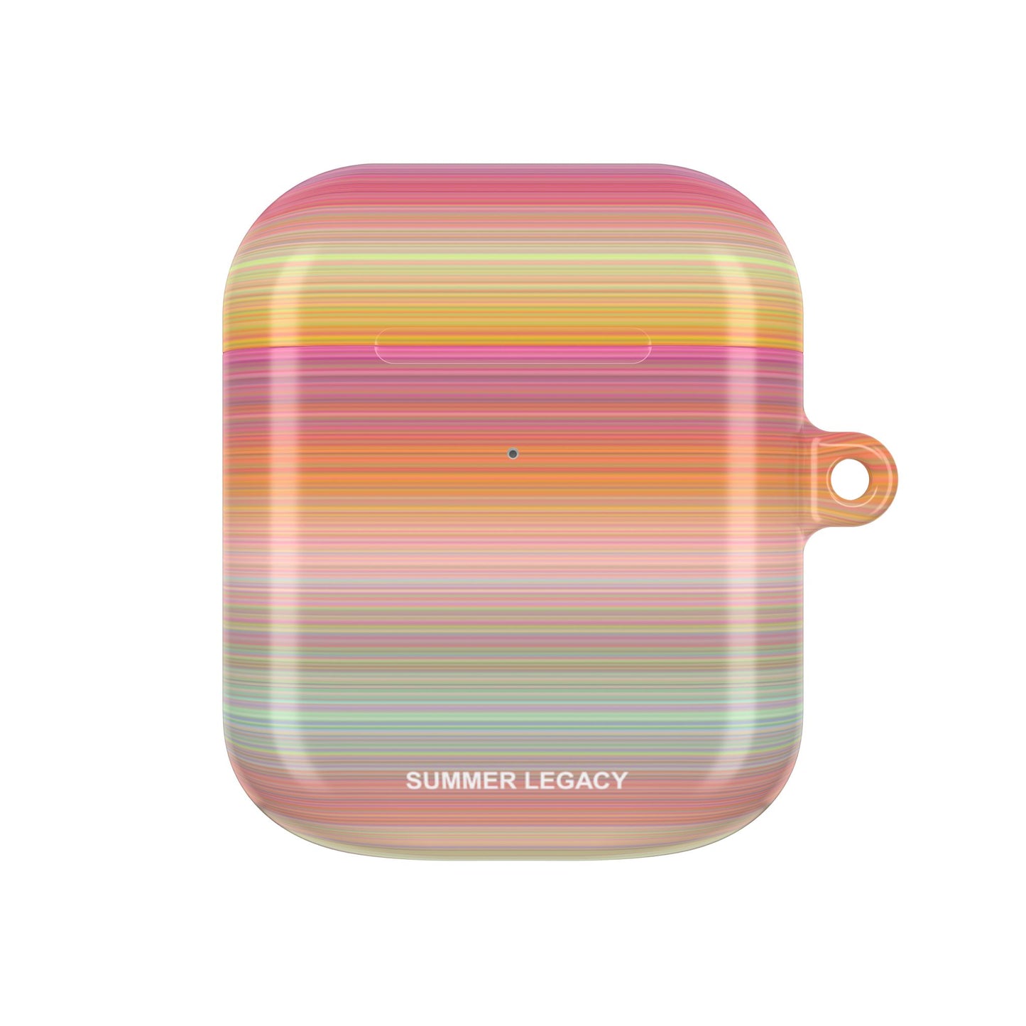 Champagne Ombre Stripe AirPod Case