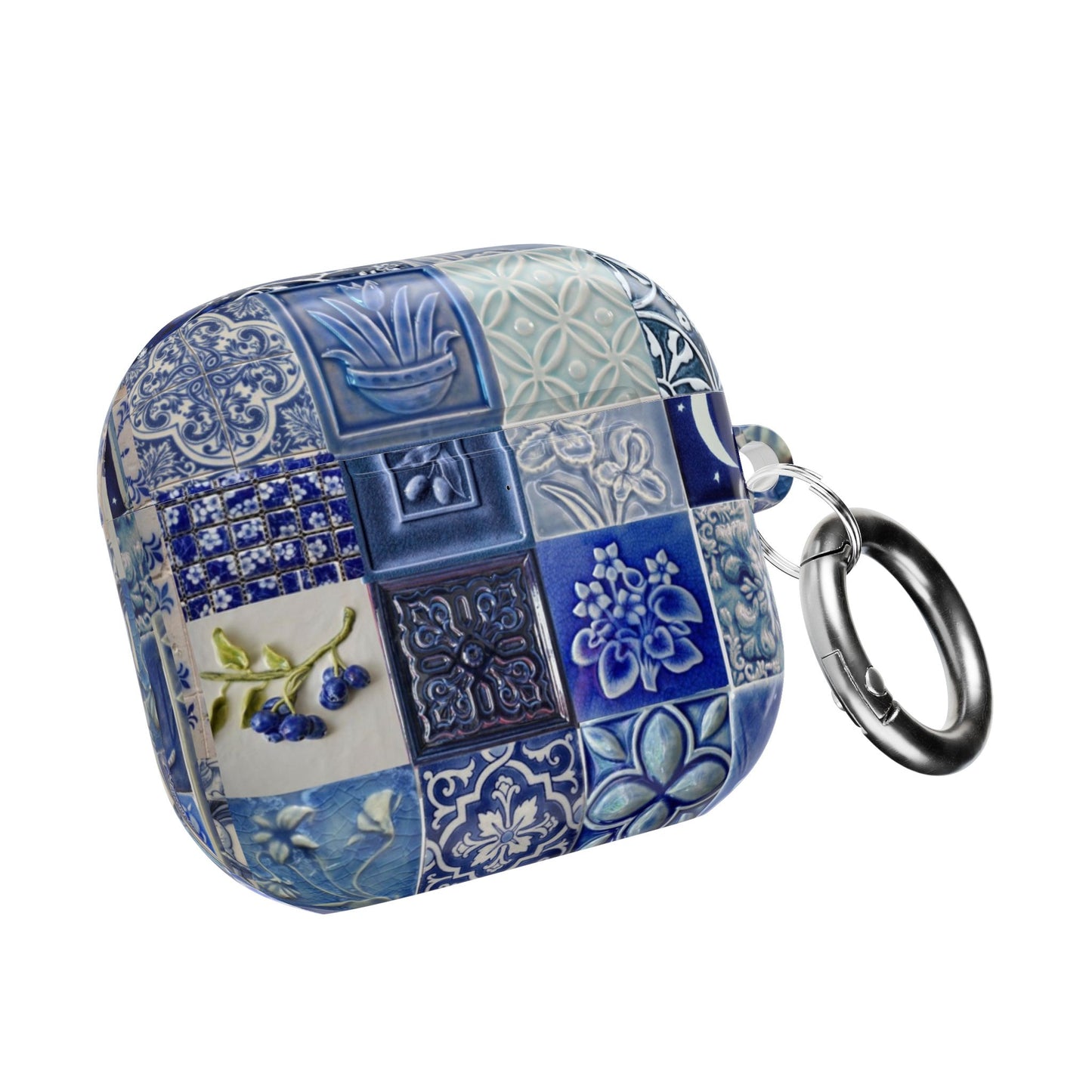 Midnight Mosaic Tiles AirPod Case