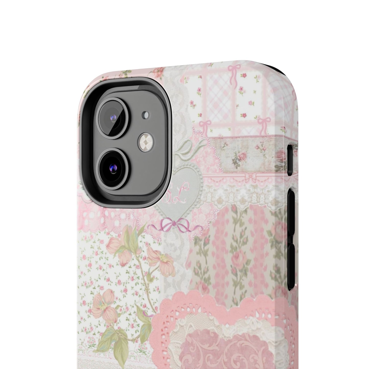 Blushing Floral Patchwork iPhone Case