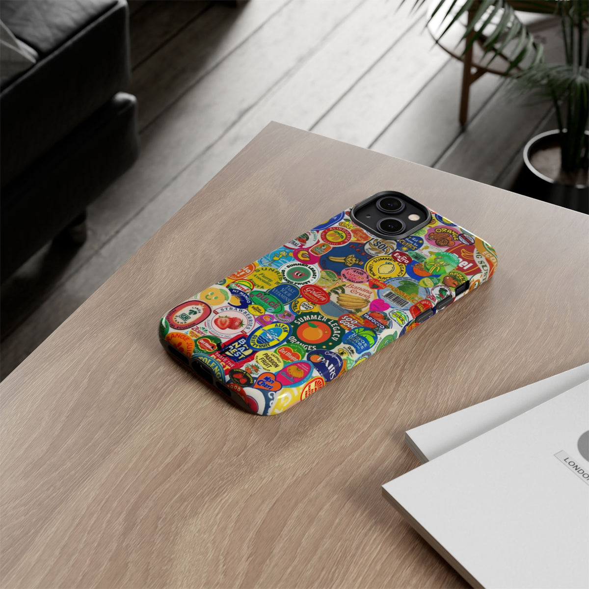 Fruit Stickers iPhone Case