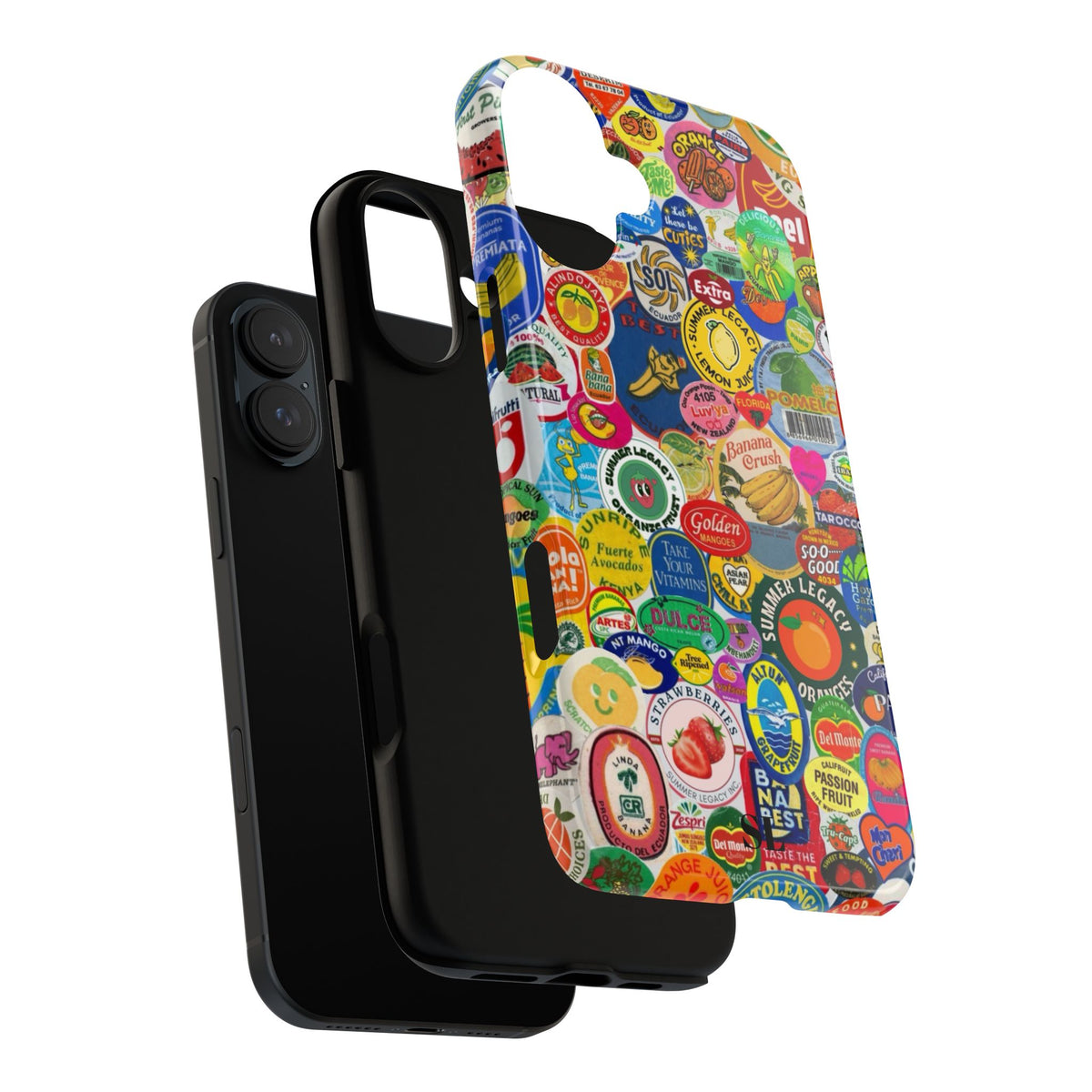 Fruit Stickers iPhone Case