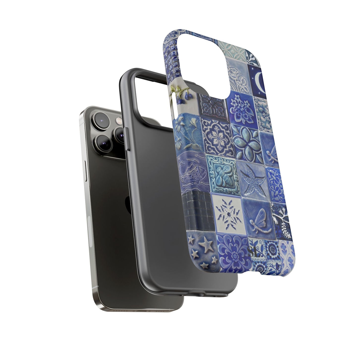 Midnight Mosaic Tiles iPhone Case