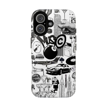 Black and White MagSafe Case