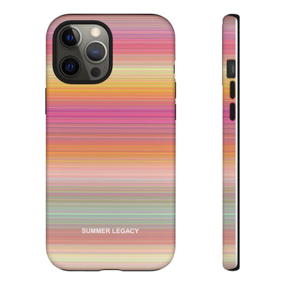 Champagne Ombre Stripe iPhone Case