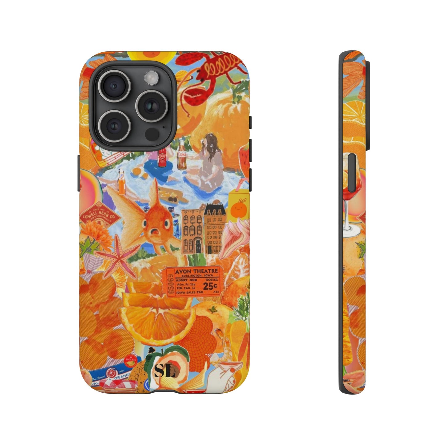 Orange Goldfish iPhone Case