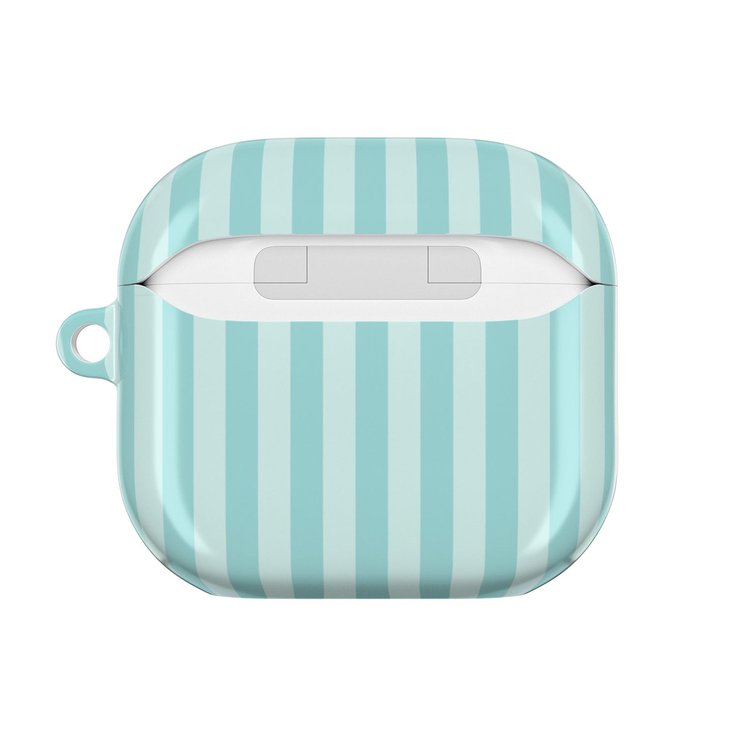 Teal Stripe AirPod Case