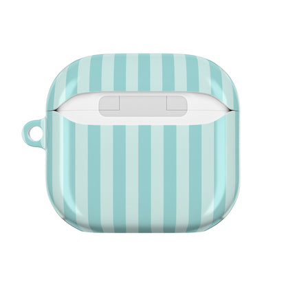 Teal Stripe AirPod Case