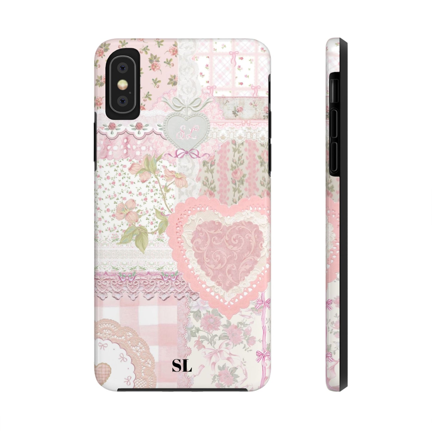 Blushing Floral Patchwork iPhone Case