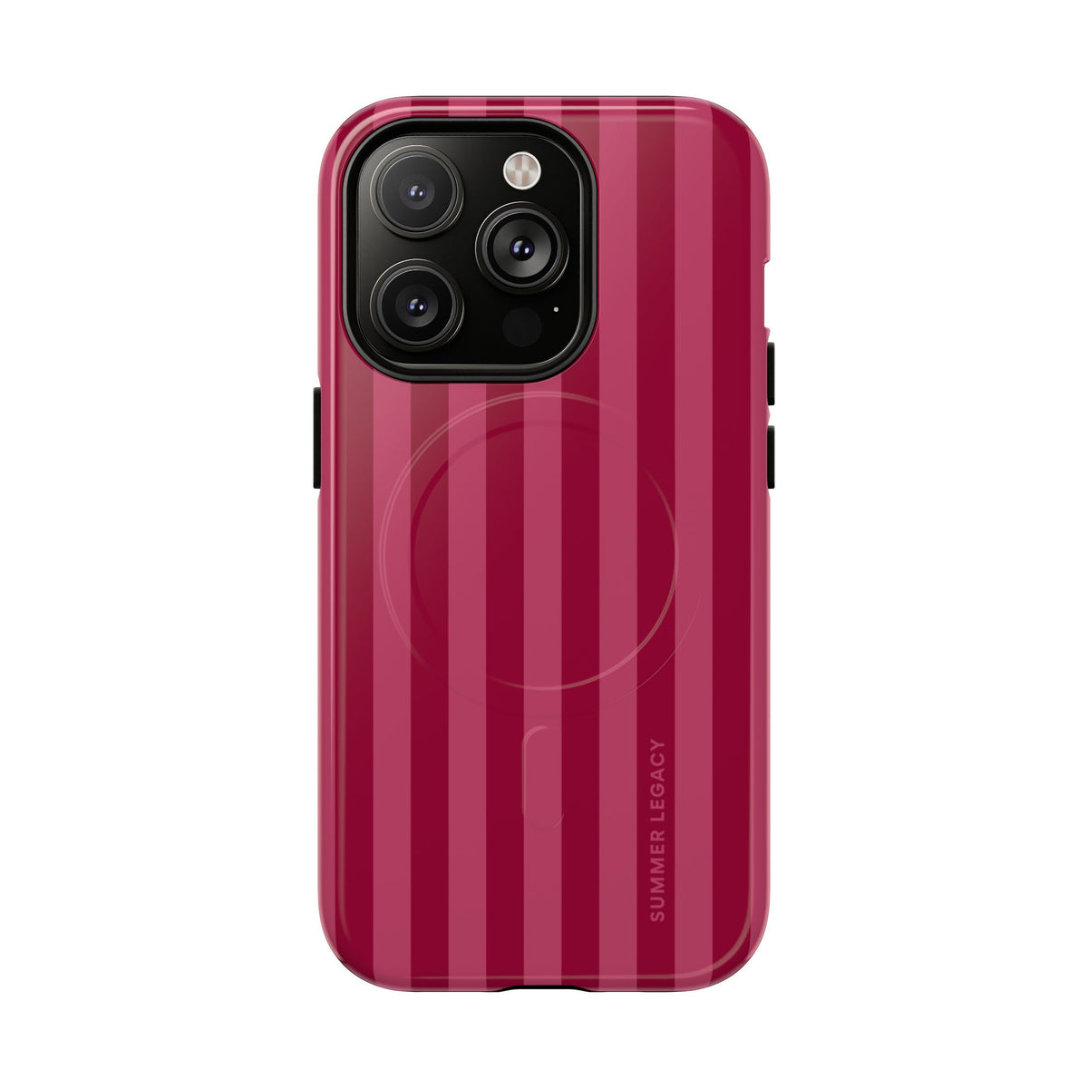 Berry Stripe MagSafe Case