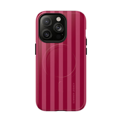Berry Stripe MagSafe Case