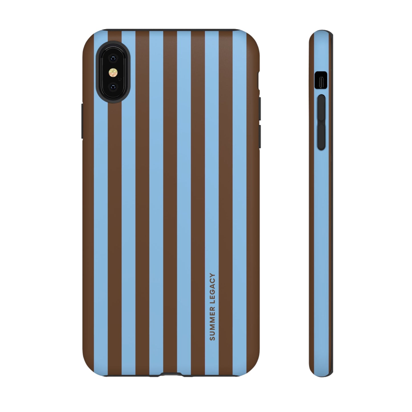 Mocha Stripe iPhone Case