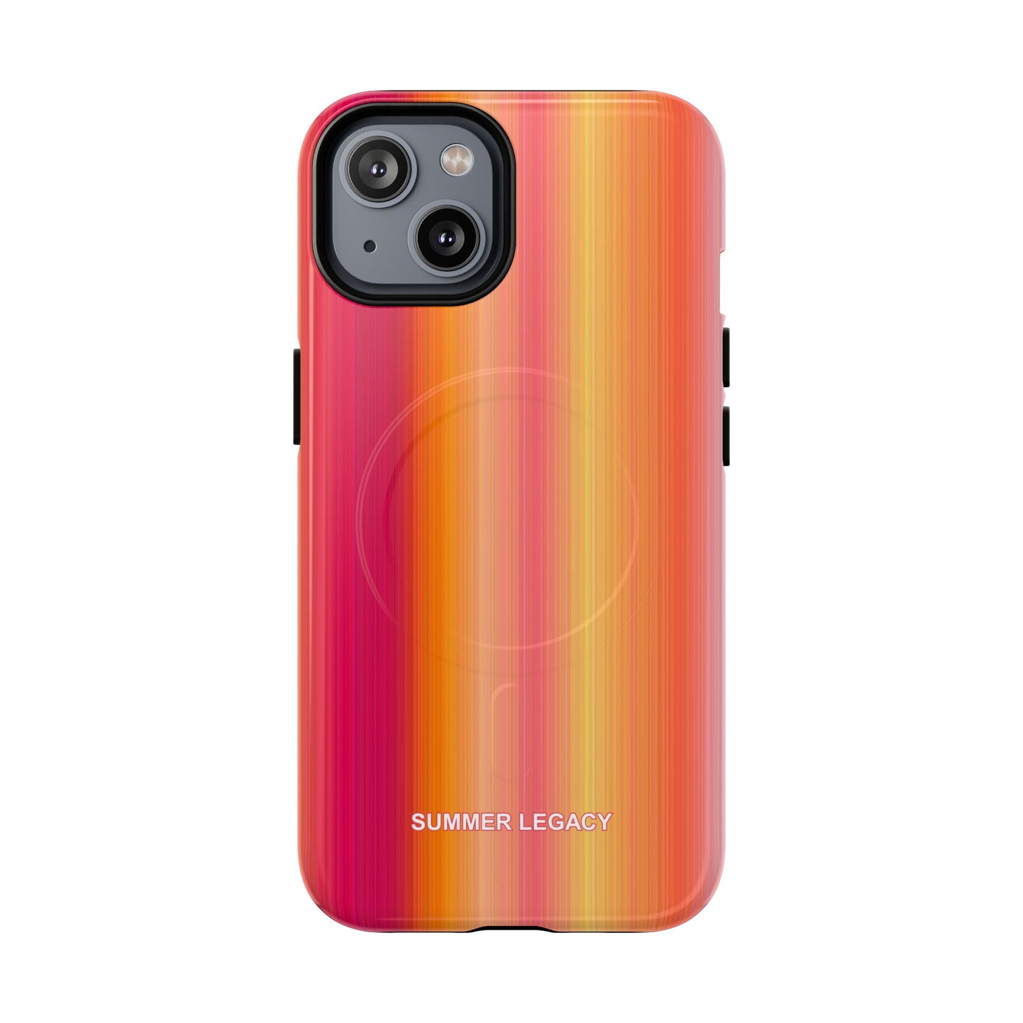 Amber Glow Ombre Stripe MagSafe Case